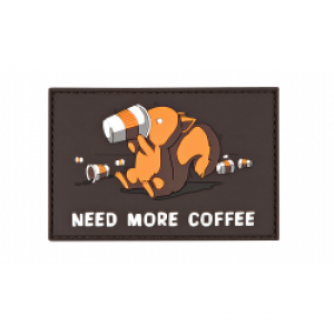 Шеврон Need more coffee